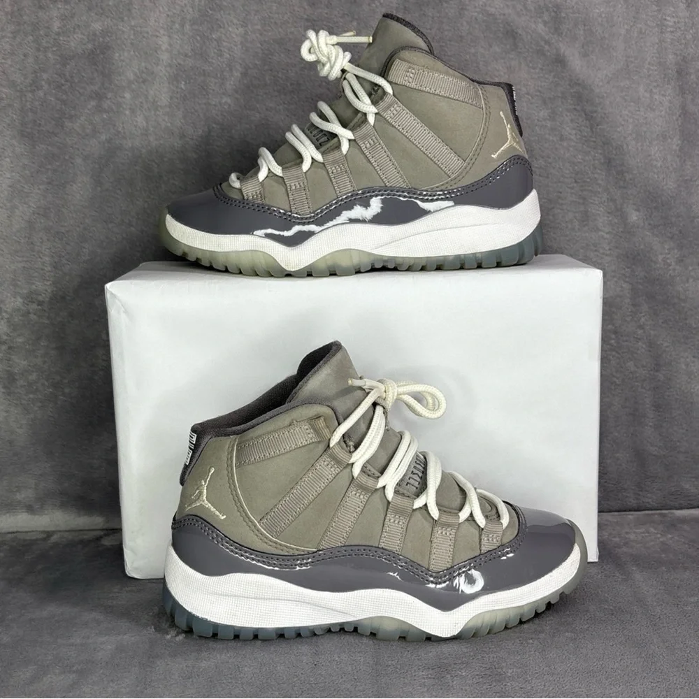 Nike Air Jordan 11 Retro Cool Grey Toddler 11C Sneakers 378039-005